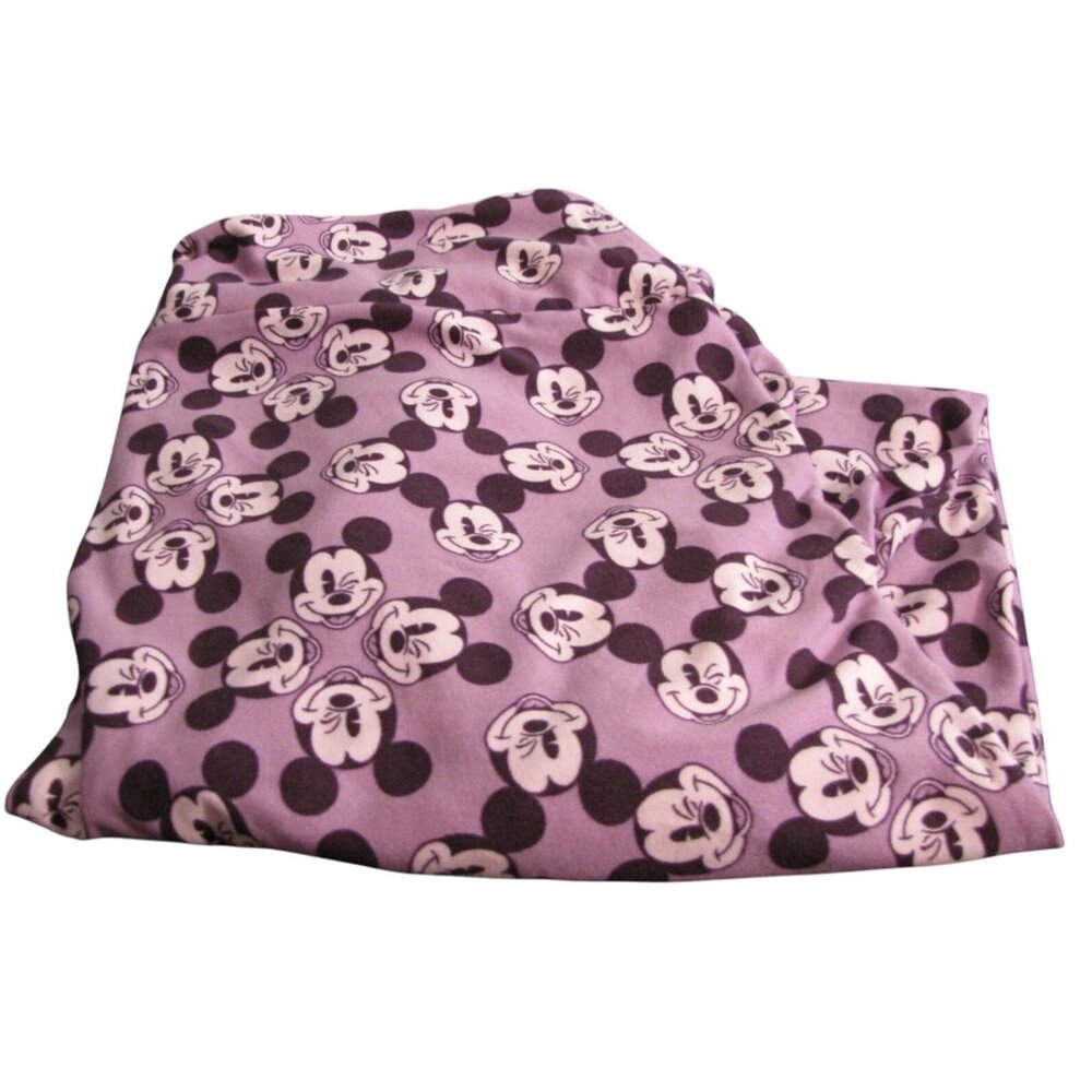 LuLaRoe TC Purple Disney Mickey Mouse Leggings